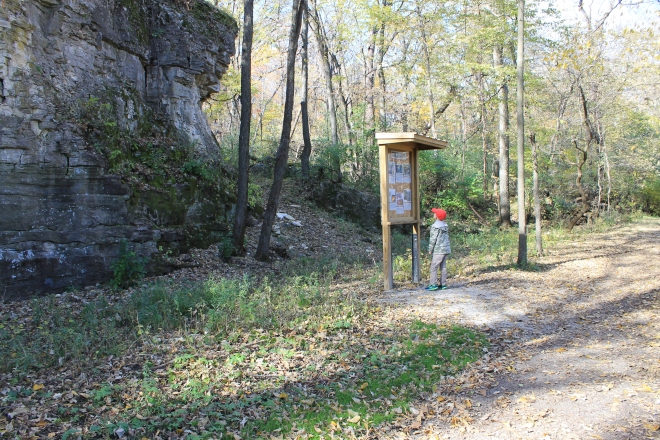 Information sites throughout the trails educate visitors